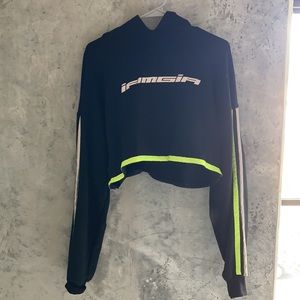 🖤💚🤍I.AM.GIA CROPPED HOODIE